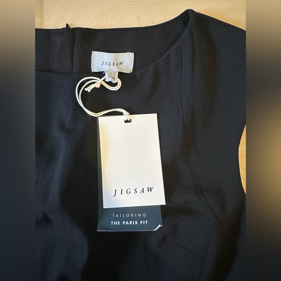NWT Jigsaw Paris Sleeveless Dress size US 6, black - Picture 14 of 16